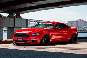Ford Mustang GT by Liberty Walk on Forgiato Wheels (Maglia-ECL) 2017 года